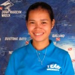 Our dive center Secretary, a dive master's wife. Jollibee will assist you with your dive inquiries and schedules.