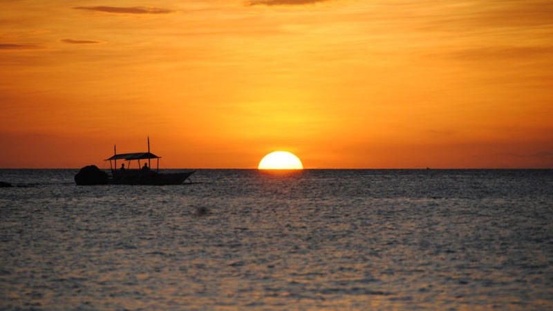 Timeless sunset in Malapascua Island while you dine i our restaurant.
