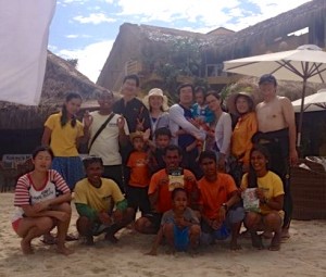 Kokay's Maldito and Dive Society Malapascua: guests and staff